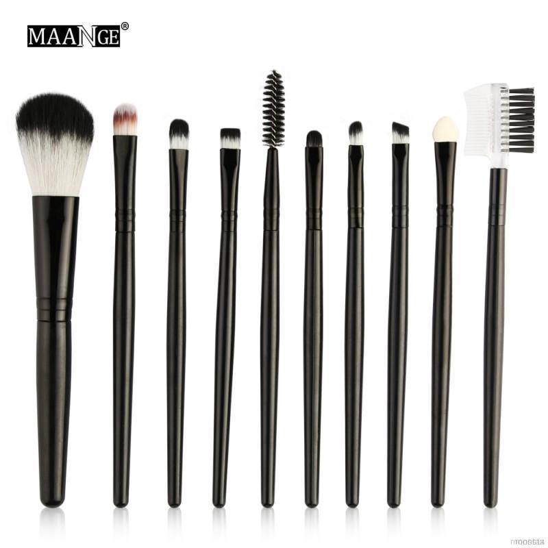 Set 10 cây cọ đánh phấn nền trang điểm mắt