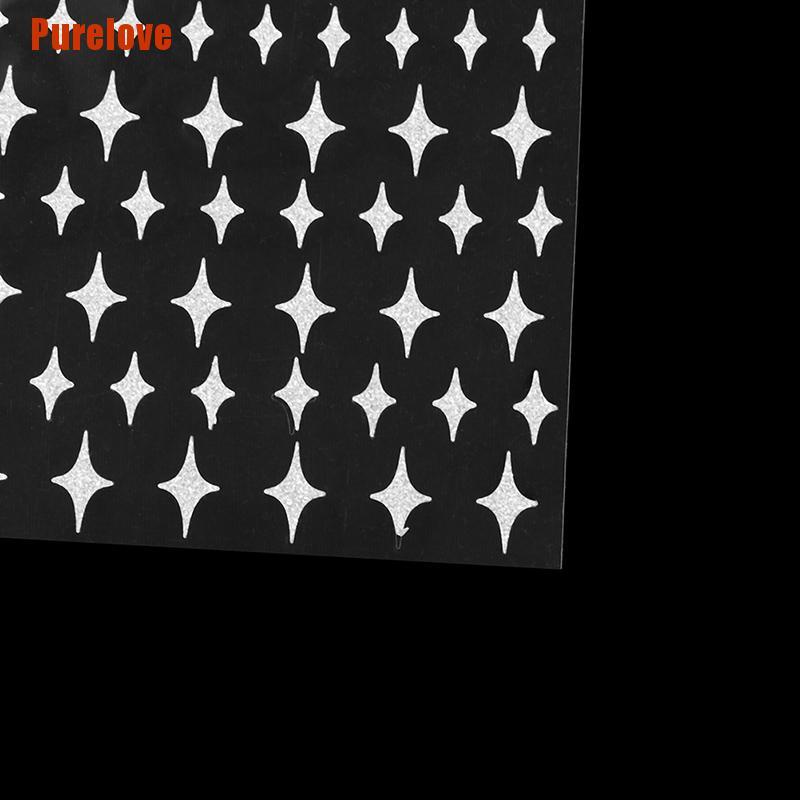 Sticker Dán Móng Tay Hình Gấu/Ngôi Sao/Bướm Đính Kim Cương Lấp Lánh