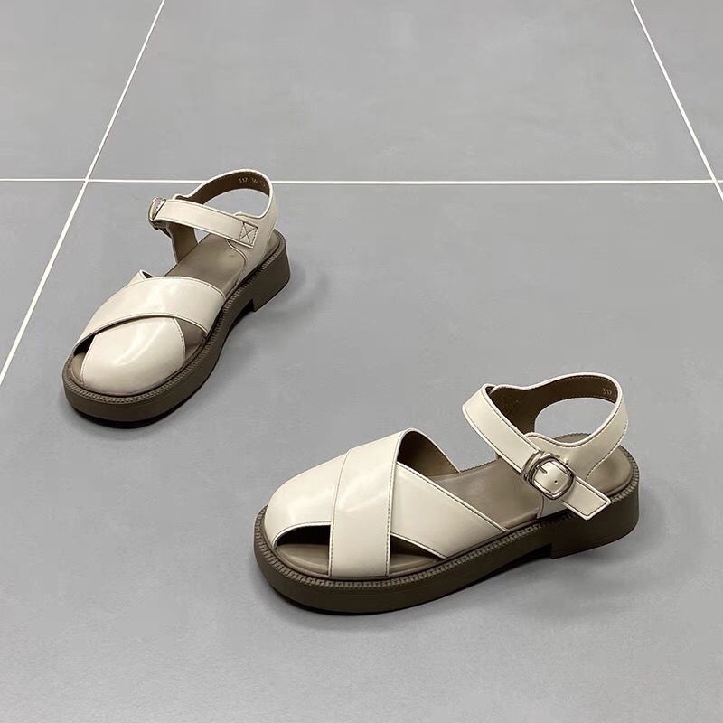 Xăng đan Đế Dày Mềm Mại Thoải Mái Thời Trang Mùa Hè Cho Nữ