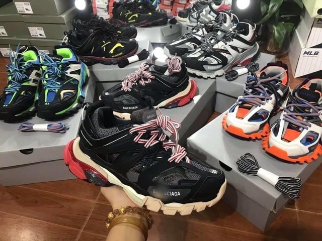 Giày Track 3.0 Full Phụ Kiện  FRESHIP ⚡️ FLASHSALE | Giày Thể Thao Nữ Balentrack 3.0