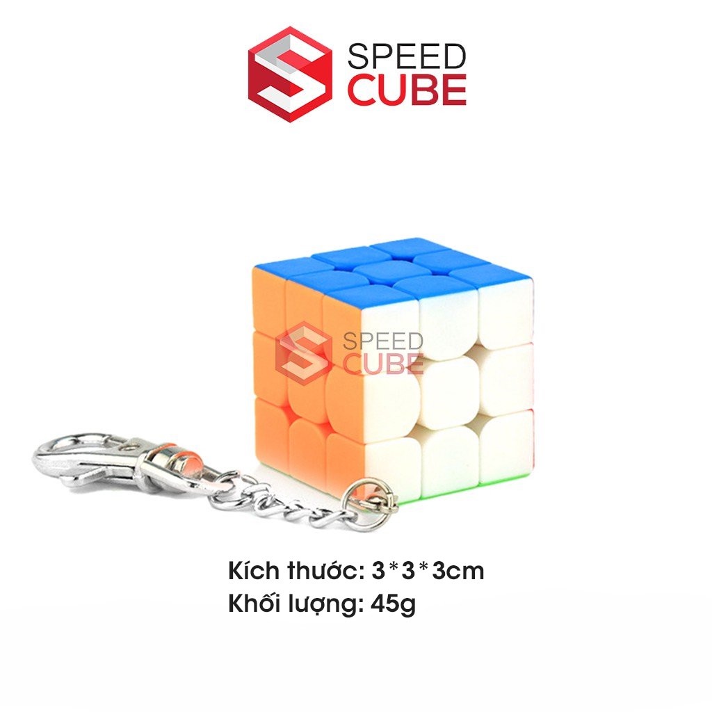 Móc Khóa Rubik 2x2 3x3 Tam Giác Stickerless Chính Hãng QiYi Moyu - Shop Speed Cube