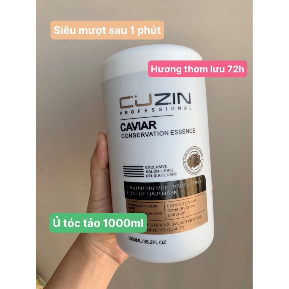 Kem ủ tóc cao cấp siêu mượt tảo biển cuzin 1000 ml CT82