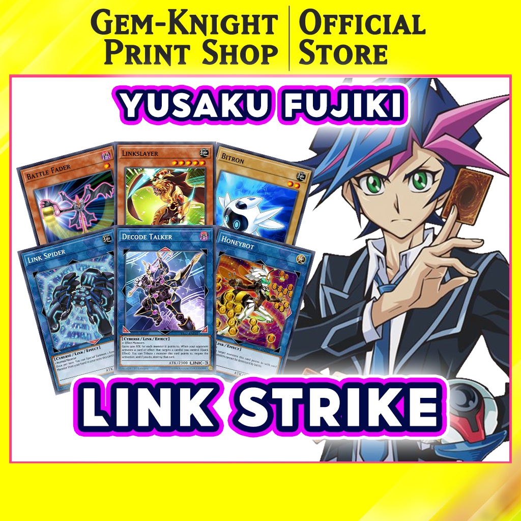 Bộ bài Yugioh - Link Strike Starter Deck - Yusaku Fujiki Deck - Bộ dành cho người mới bắt đầu