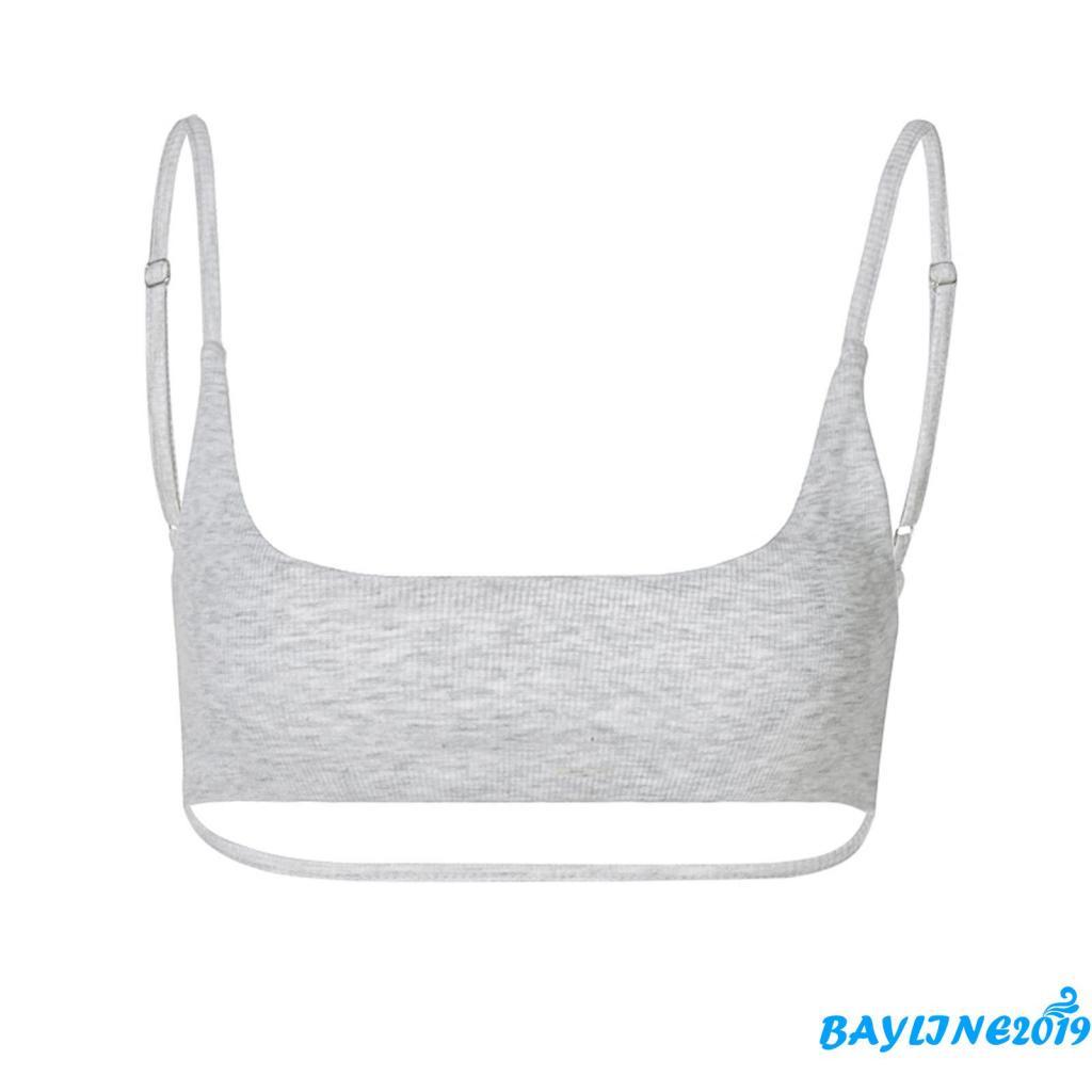 Áo Lửng Hai Dây Dệt Kim Hai Dây Màu Sắc Trơn Dành Cho Nữ