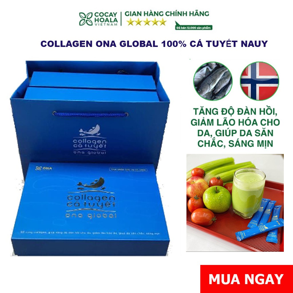 Collagen cá tuyết Nauy - Collagen làm đẹp da, da săn chắc, căng bóng ngậm nước ẩm mượt | BigBuy360 - bigbuy360.vn