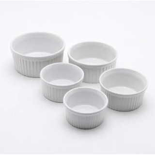 Khuôn sứ Pudding Ceramic, khuôn Ramenkin nhiều cỡ
