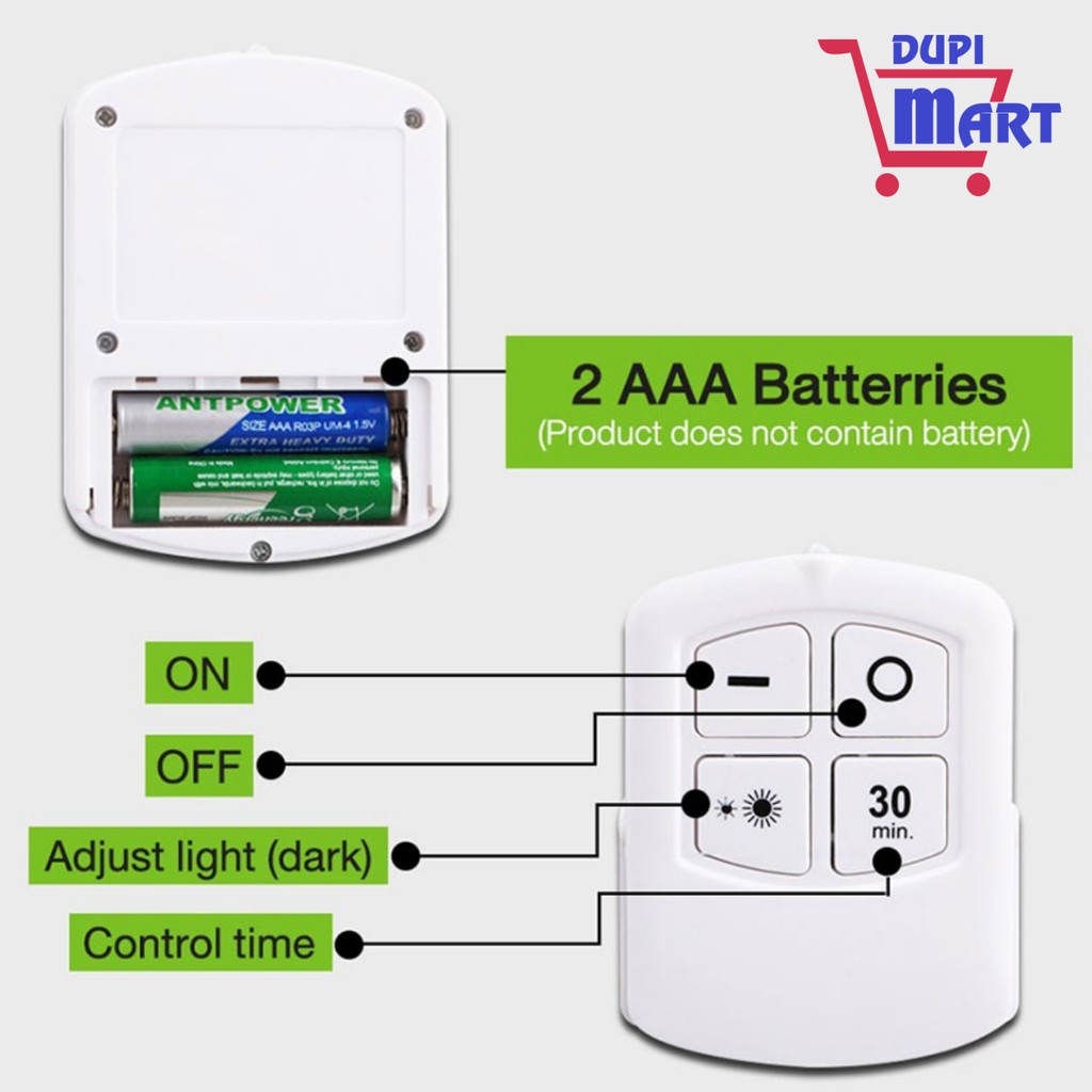 [HOT]Bộ 3 Đèn led đa năng dán tường cao cấp - Đèn LED Dán Tủ Quần Áo ( Kèm remote điều khiển - có chức năng hẹn giờ) | BigBuy360 - bigbuy360.vn