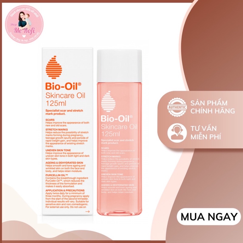 Dầu Dưỡng Bio-Oil Gel Giúp Mờ Sẹo, Giảm Rạn Da Cho Bà Bầu 125ml Shop Mẹ Rofi