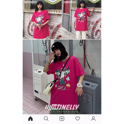 Áo phông nelly hồng A14-05