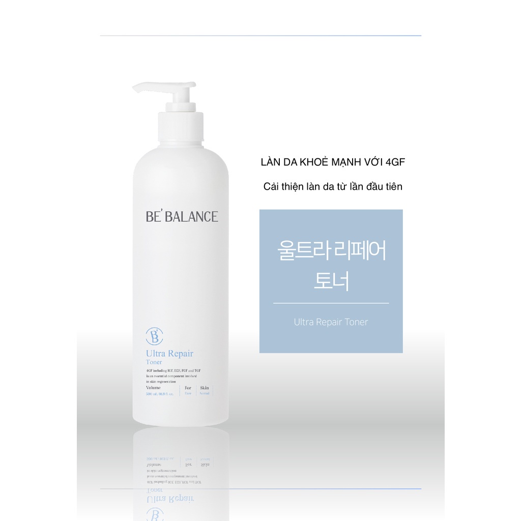 Nước hoa hồng Bebalance Ultra Repair Toner 200ml - Út store
