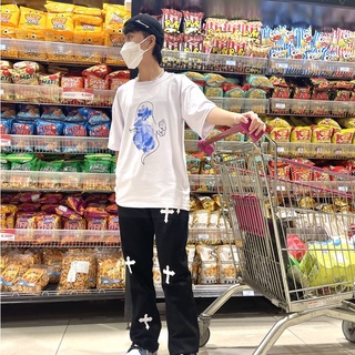 Áo LEVENTS Chubby Ghost Hình Con Ma, Lvs Tee Thun Tay Lỡ Form Rộng Nam Nữ Full Tag Unisex Black White SATO SHOP STORE