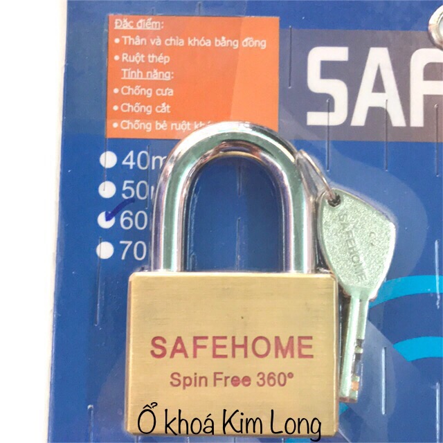 Bộ 4 ổ khoá SAFEHOME Master chống trộm tuyệt đối