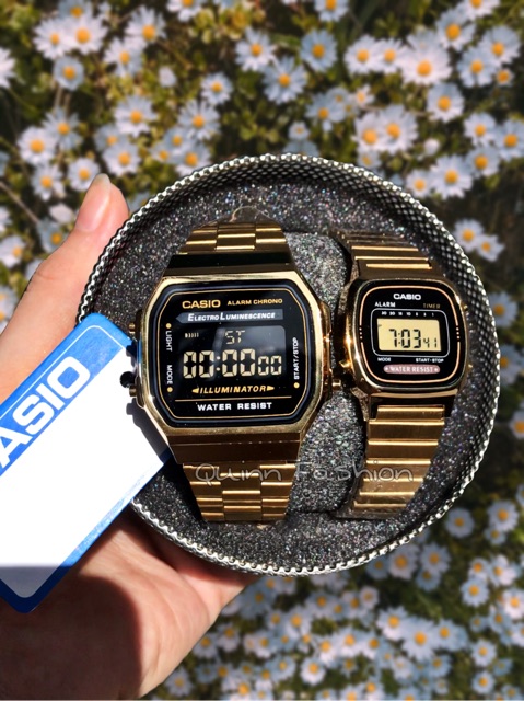 [ QUINN FASHION ] Đồng Hồ Unisex CA SSIO A168 💥FULLBOX💥 Chống Nước Dây Thép Không Gỉ Siêu Bền Đẹp - BH 12 THÁNG | BigBuy360 - bigbuy360.vn