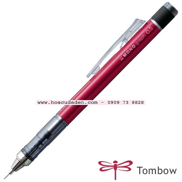 [DA ĐEN] Bút chì bấm Tombow MONO Graph 0.3/0.5mm