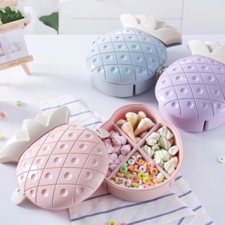 HỘP ĐỰNG MỨT BÁNH KẸO HÌNH TRÁI THƠM CAO CẤP