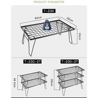 KỆ ĐỂ ĐỒ DÃ NGOẠI CAMPINGMOON T-230