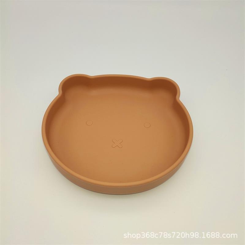 Khay ăn dặm silicon mềm chống đổ cho bé [NHADAU]