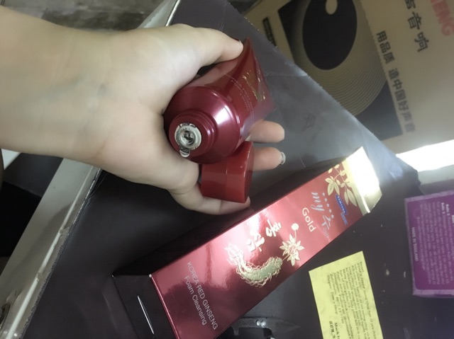 Sữa rửa mặt My Gold hồng sâm Hàn Quốc trắng mịn da