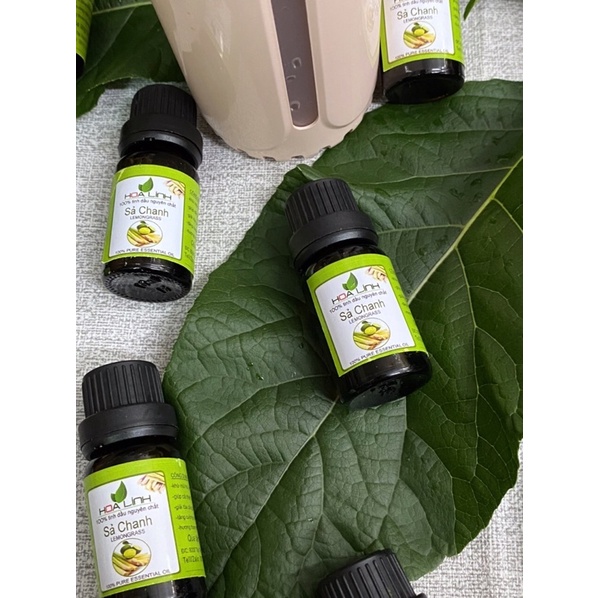 Tinh Dầu Sả Chanh nguyên chất 100% xông phòng, đuổi muỗi Hoa Linh 10ML