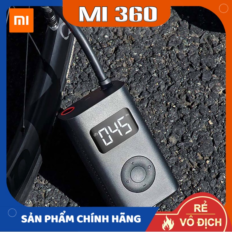 Máy Bơm Đa Năng Xiaomi Mi Portable Air Pump✅ Bơm Lốp Ô Tô, Xe Máy, Xe Đạp, Bóng✅ Hàng Chính Hãng