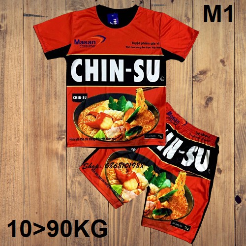 Bộ CHINSU 3D cả nhà cùng mặc 10kg đến 88kg cực chất, kiểu dáng unisex dáng đứng nam nữ hội nhóm đều mặc đẹp