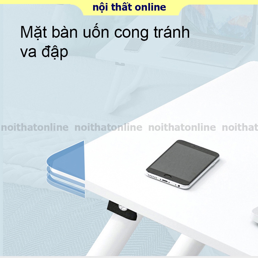 Bàn làm việc học tập, bàn ăn điều chỉnh chiều cao có ngăn kéo để đô và bánh xe di chuyển tiện dụng