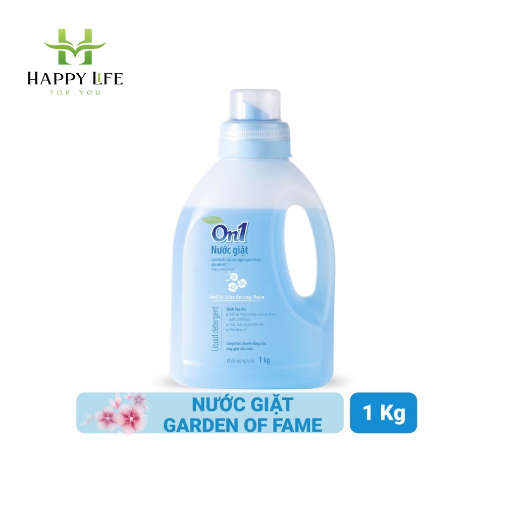 Nước giặt Lix, nước giặt xả On1 thơm lâu, giữ màu cho máy cửa trước, cửa trên, giặt tay túi 3.5kg - Happy Life 4U