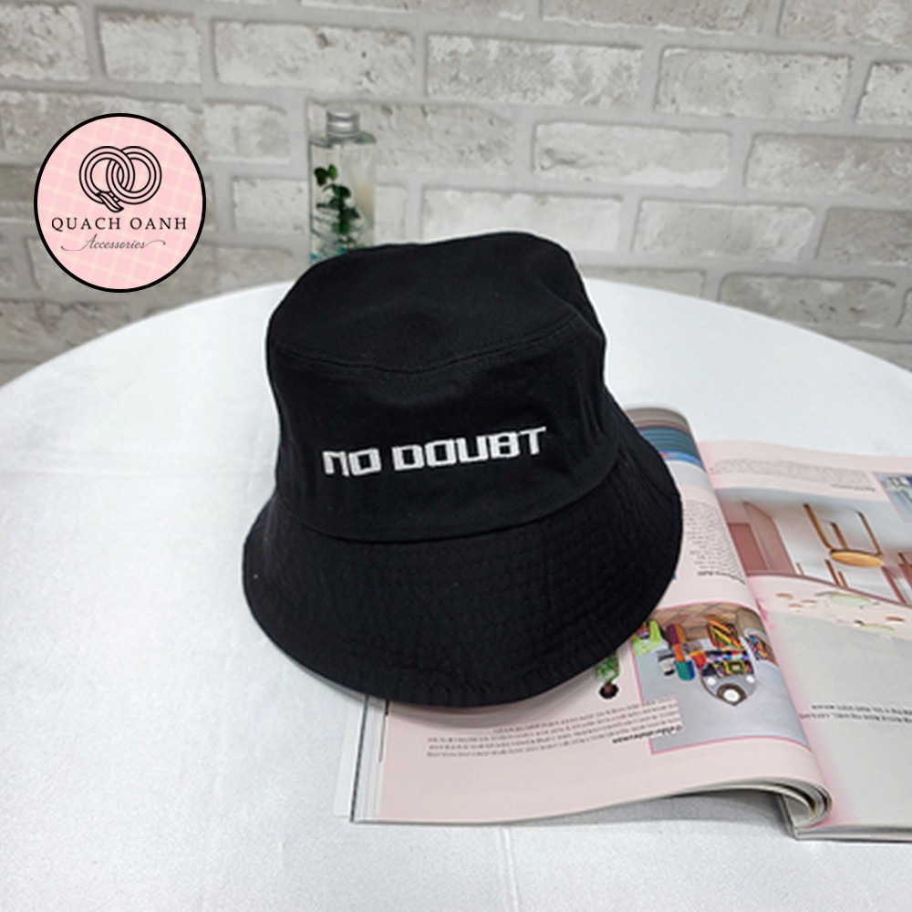 Mũ bucket tai bèo vành cụp chữ No Doubt unisex – MU53