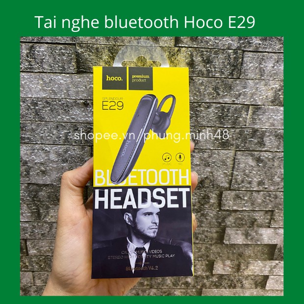 Tai nghe bluetooth HOCO E29 - Sản phẩm Chính hãng có bảo hành - Cam kết hình thật