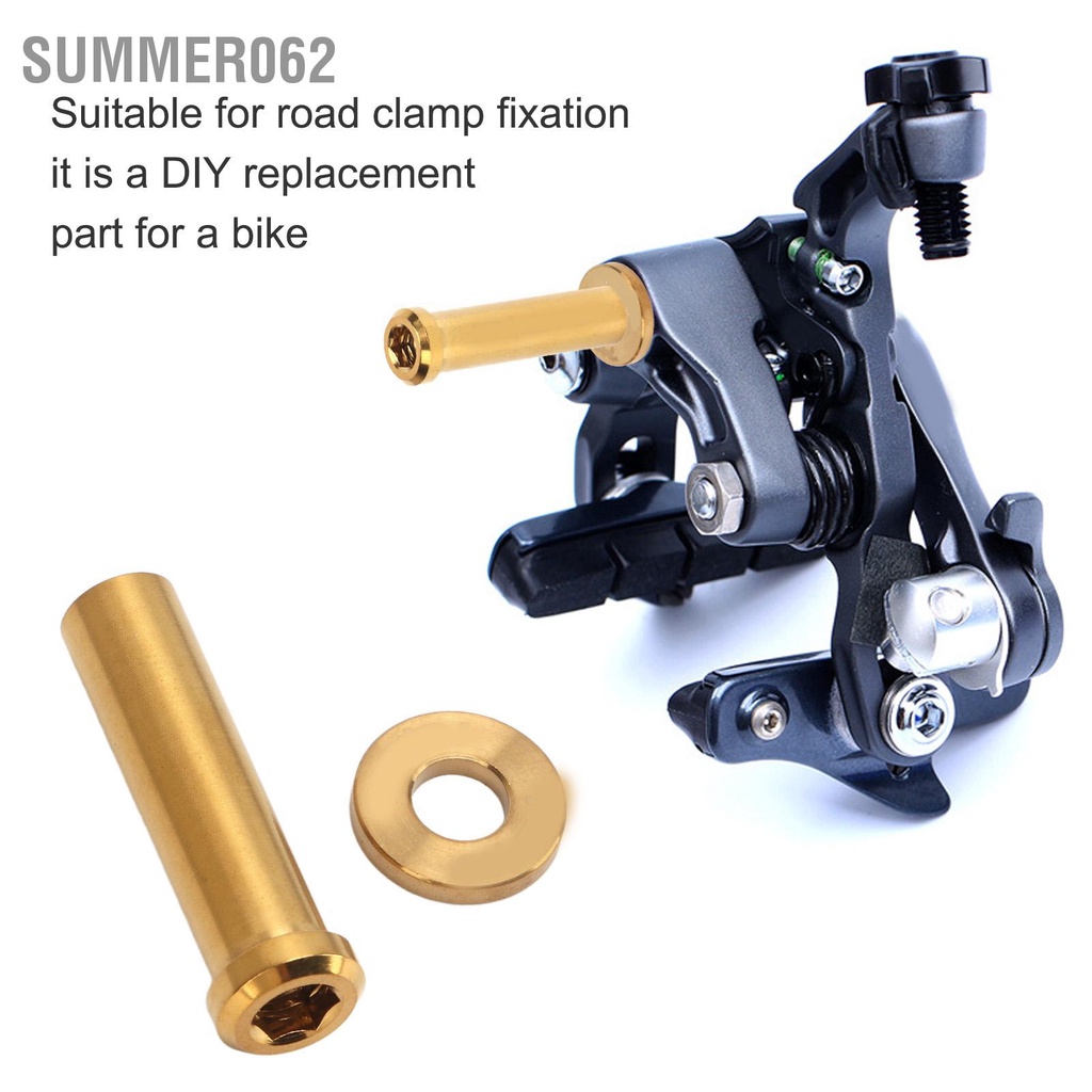 Summer062 Xe đạp đường trường C Kẹp cố định Đai ốc 30mm Hợp kim titan chống gỉ oxy hóa Đánh bóng tốt cho xe phanh