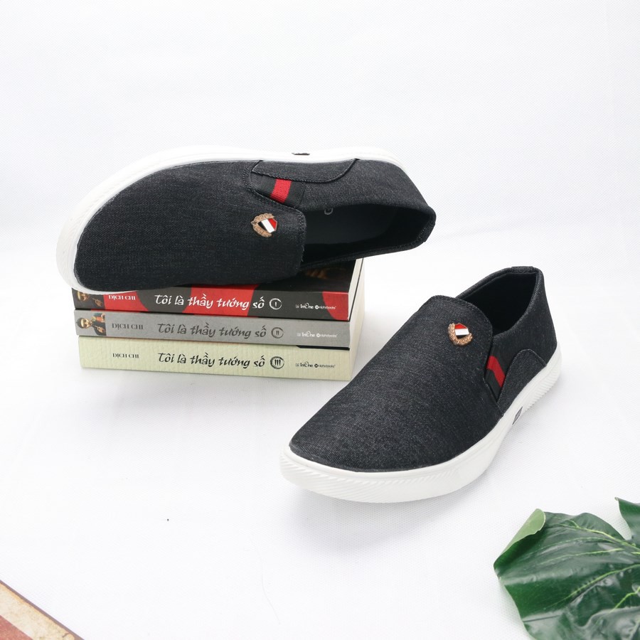 Giày lười nam đen HN361 shop Hân Nhi chuyên giày mọi nam đẹp | BigBuy360 - bigbuy360.vn