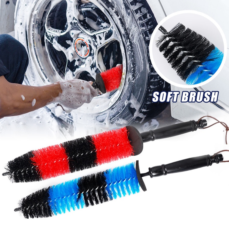 Bàn Chải 43cm Vệ Sinh Vành Bánh Xe Hơi Đa Năng Tiện Dụng