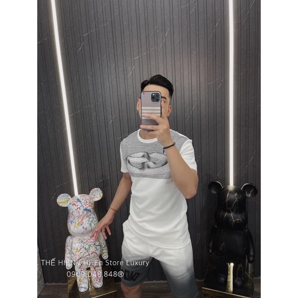 Áo Phông Nam Nữ Mùa hè - Áo Thun cotton quảng châu 2 màu trắng đen