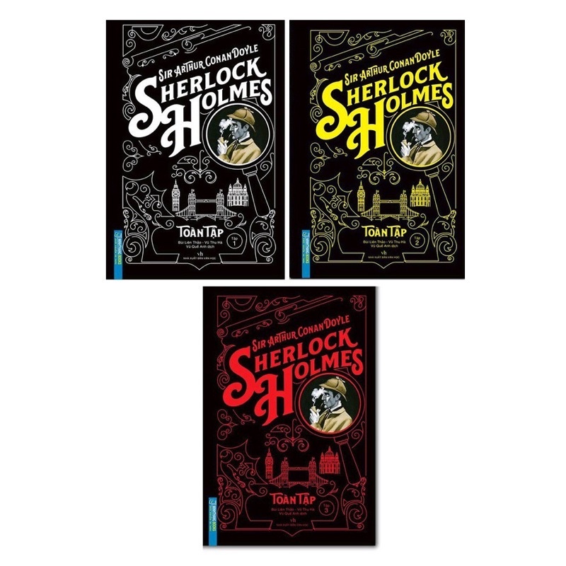 Sách - Combo 3 Cuốn Sherlock Holmes Toàn Tập - Bìa Cứng