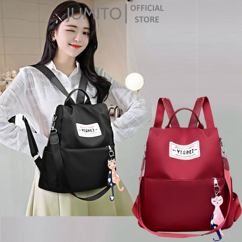 Balo nam nữ đeo vai đi học đi chơi YIO.BEI chống thấm siêu xinh JUMITO SL984