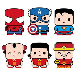 Bao lì xì Tết  chibi chuẩn loại 1