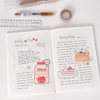 Sổ note for basic caro ô vuông kích thước a5,a6 làm bullet journal