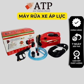 Máy rửa xe mini áp lực cao chỉnh áp Greekman 3200W - Máy rửa xe gia đình chính hãng