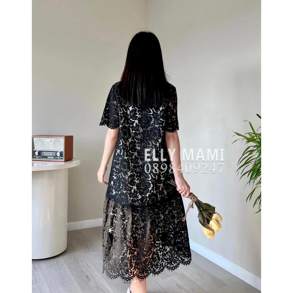 ( 40kg - 65kg ) Đầm Bầu , Suông Ren Đuôi Cá Form Dễ Mặc Thoải Mái Suốt Thai Kì &amp; Sau Sinh Thiết Kế Cao Cấp