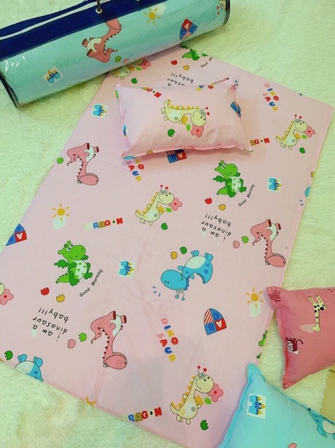 Sét chăn gối cho bé baby chất cotton 100%