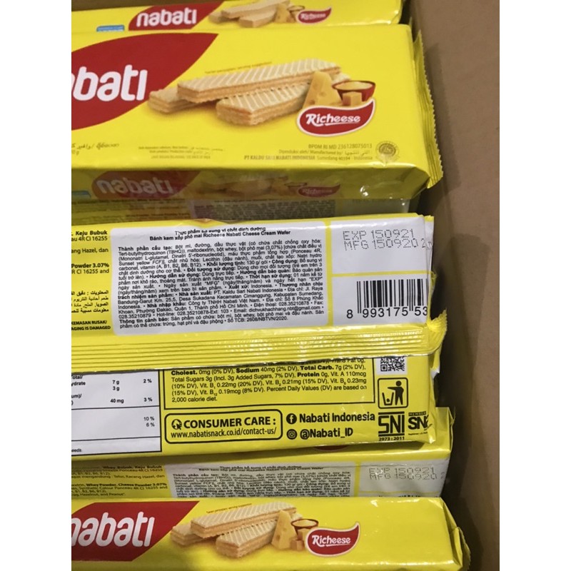 Bánh Kem Xốp Nabati 130g