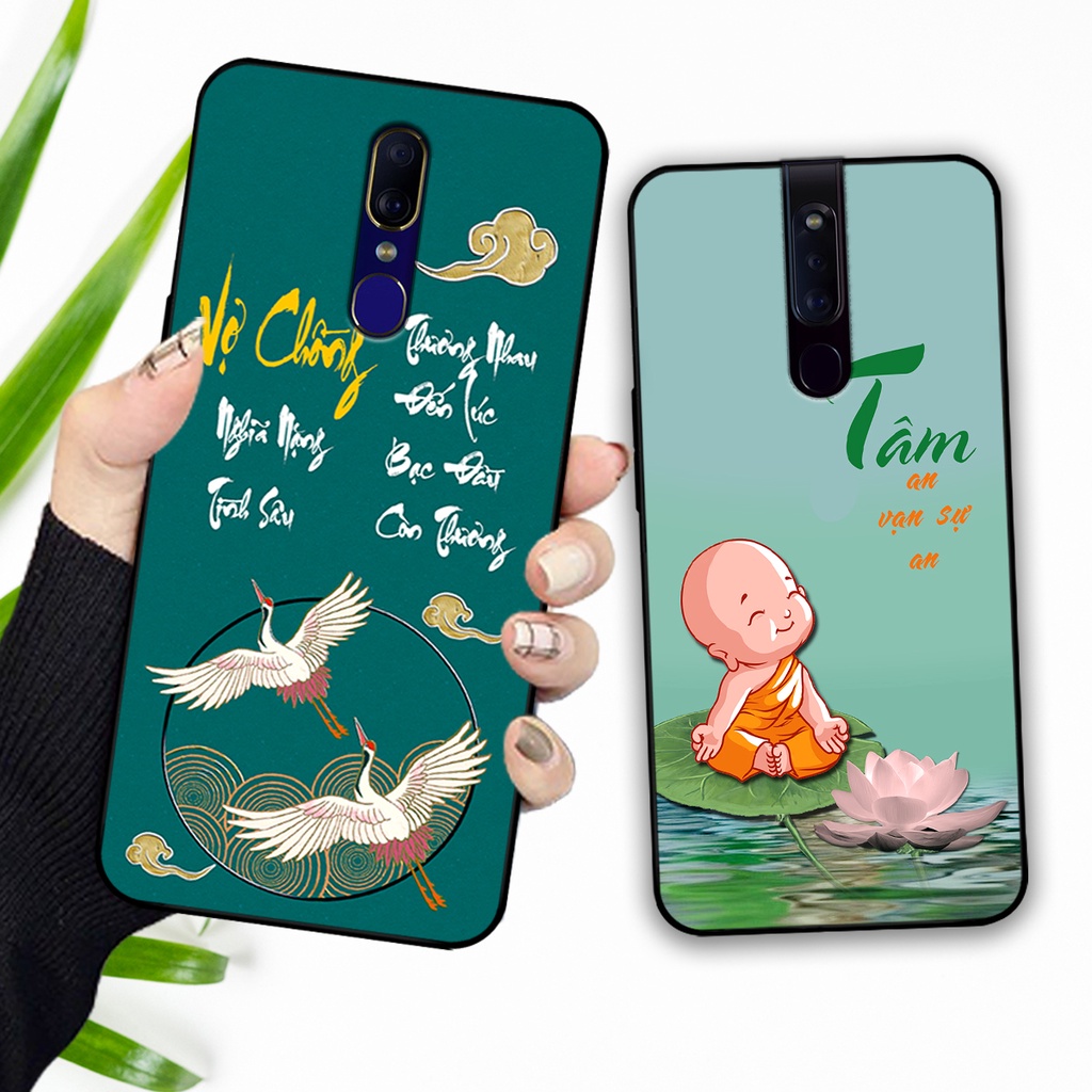 Ốp lưng Oppo F11 / Oppo F11 Pro in hình phong cách chữ thư pháp cha mẹ, tài lộc
