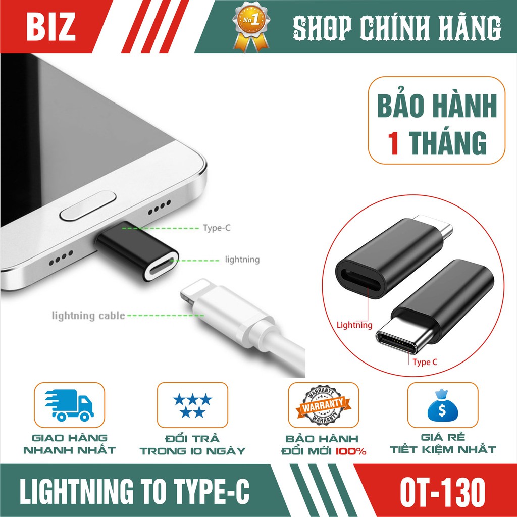 Đầu chuyển đổi từ Lightning sang Type C !!!
