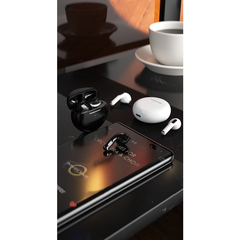 Tai nghe Pro 6 bluetooth 5.0 âm thanh Hifi , pin trâu , mở nắp tự động kết nối ,phù hợp với mọi loại thiết bị