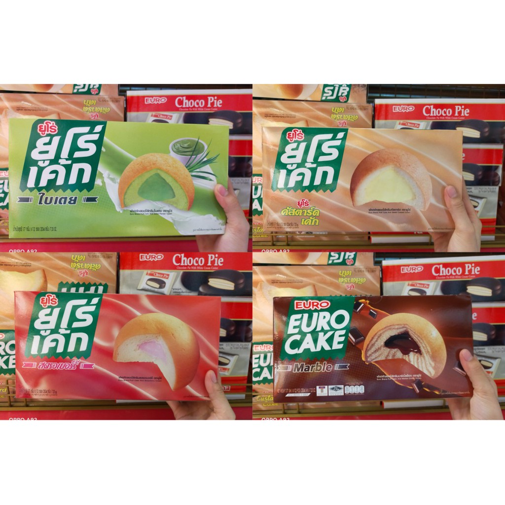 BÁNH TRỨNG THÁI EURO ĐỦ VỊ 204g