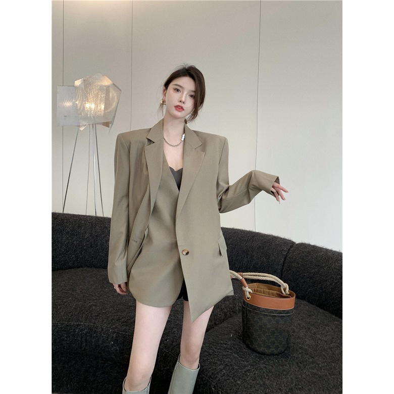 [𝐅𝐑𝐄𝐄𝐒𝐇𝐈𝐏] Áo khoác blazer nữ hàng Quảng Châu cao cấp đầu xu hướng thu đông phong cách Hàn Quốc ngọt ngào sang trọng | BigBuy360 - bigbuy360.vn