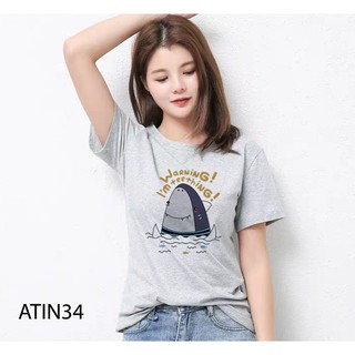 AO THUN IN HÌNH CÁ MẬP ATIN34
