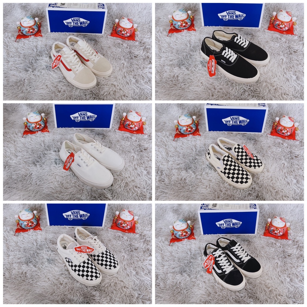 Giày vans classic lót da các loại hàng 1:1 chất lượng
