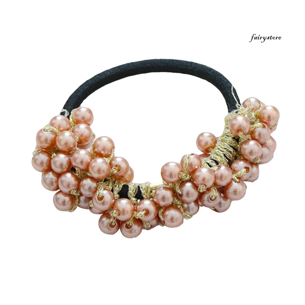 Fs Dây Cột Tóc Đính Hạt Ngọc Trai Nhân Tạo Cho Phái Nữ