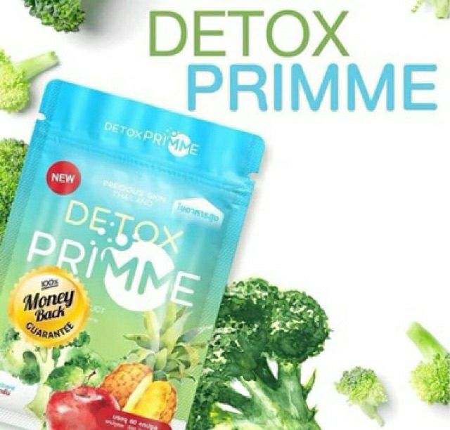 VIÊN UỐNG KHỬ MỠ, THẢI ĐỘC GIẢM CÂN RAU CỦ DETOX PRIMME  gói / 60 viên THÁI LAN